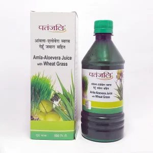 Patanjali Amla-Aloevera Juice With Wheatgrass