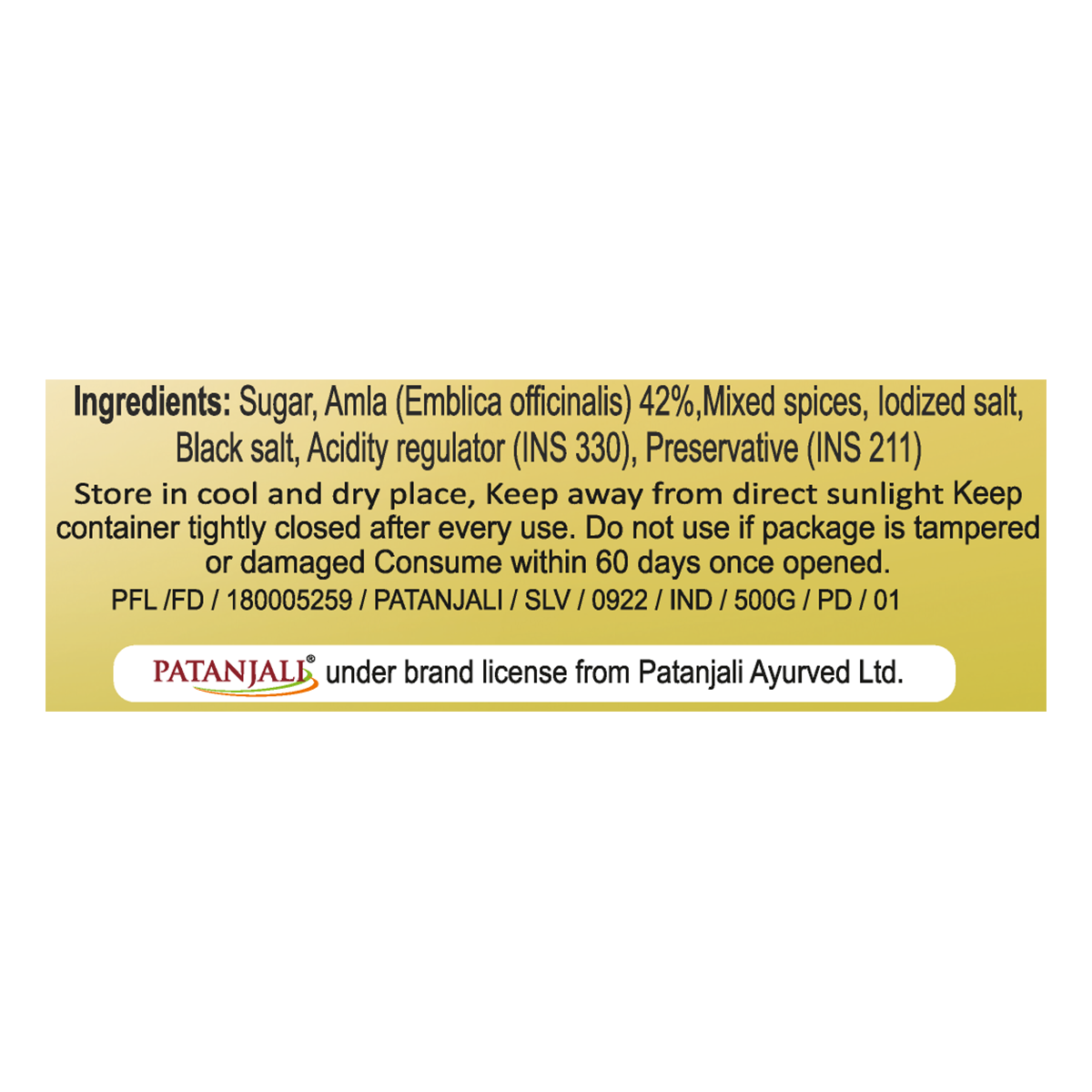 Patanjali Amla Chatpata Candy (Indian Gooseberry ) - Image 5