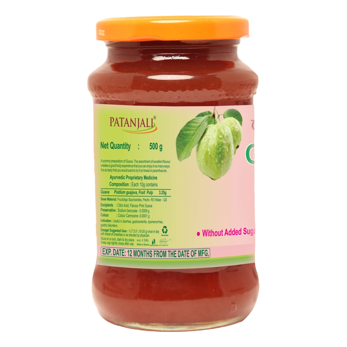 Patanjali Guava Jam 500 G - Image 2