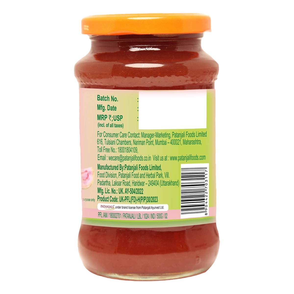 Patanjali Guava Jam 500 G - Image 3
